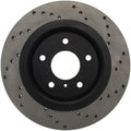 Stoptech auto part close-up