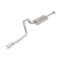 aFe cat-back exhaust installed view