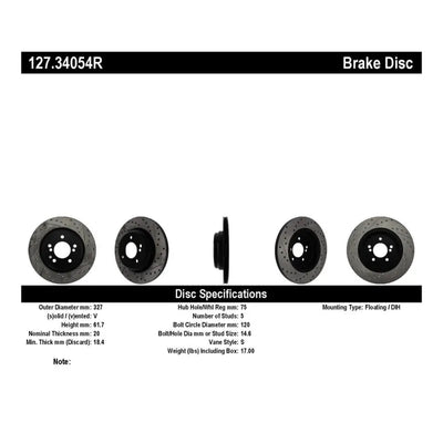 Stoptech auto part