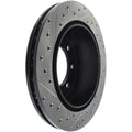 Stoptech auto part close-up