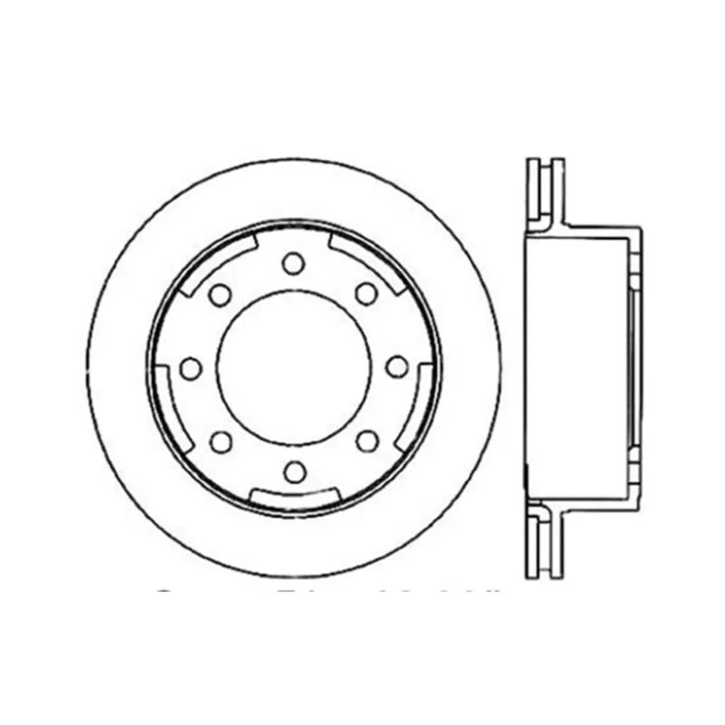 Stoptech silver auto part
