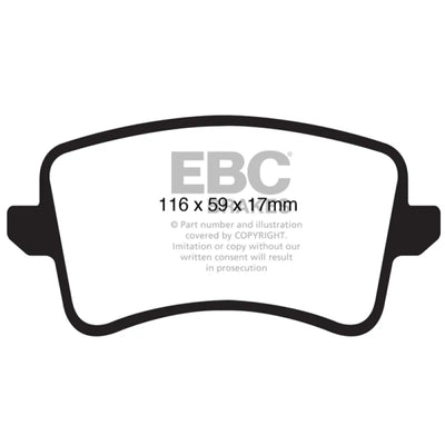EBC red auto part