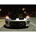SPYDER headlights close-up