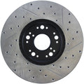 Stoptech auto part close-up