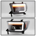 SPYDER headlights close-up