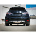 aFe cat-back exhaust detail