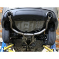 aFe cat-back exhaust installed view