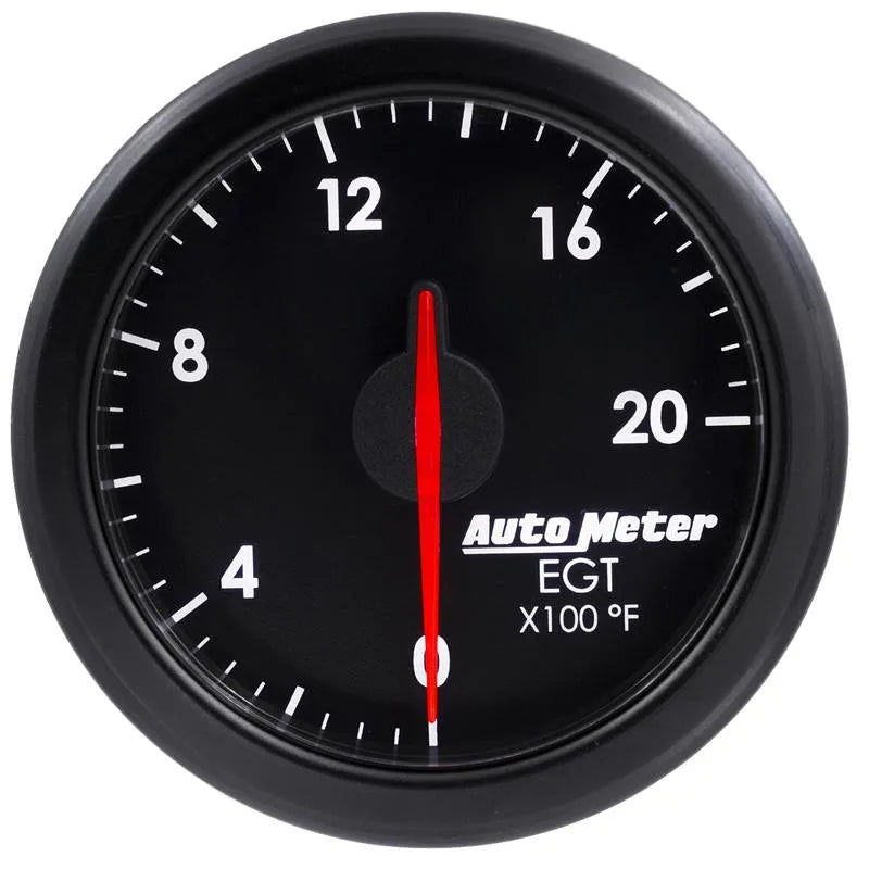 AutoMeter black gauge