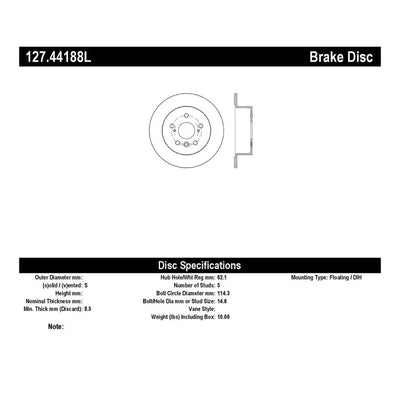 Stoptech auto part