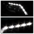 SPYDER headlights close-up