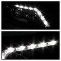 SPYDER headlights close-up