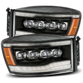 AlphaRex headlights detail