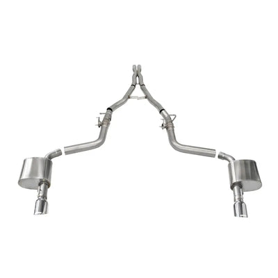 CORSA Performance red cat-back exhaust