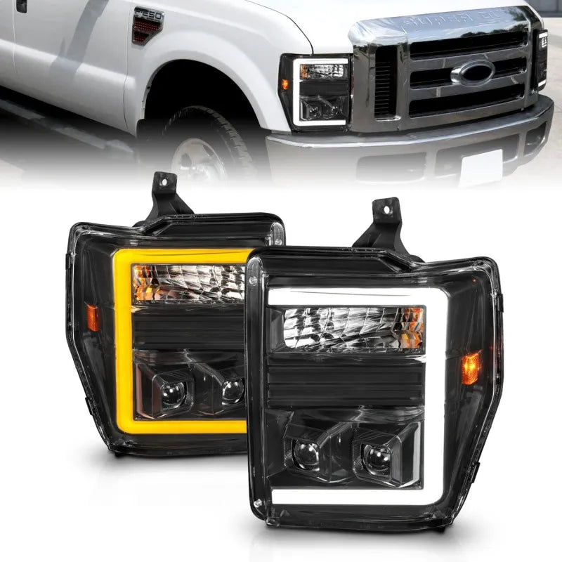 ANZO black headlights