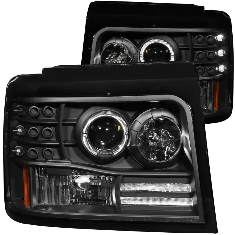 ANZO black headlights