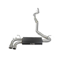 aFe cat-back exhaust detail