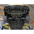 aFe cat-back exhaust installed view