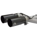 aFe cat-back exhaust close-up