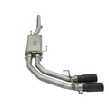 aFe cat-back exhaust close-up