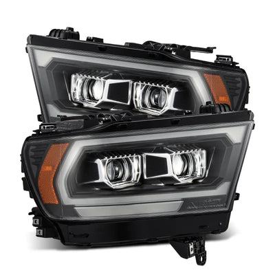 AlphaRex black headlights