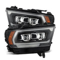 AlphaRex black headlights