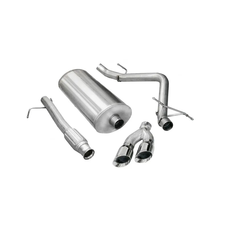 CORSA Performance silver cat-back exhaust