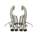 aFe axle-back exhaust detail