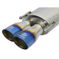 aFe axle-back exhaust close-up