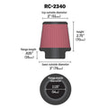K&N Engineering chrome air filter