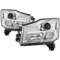 SPYDER headlights close-up