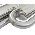 aFe cat-back exhaust close-up