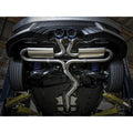 aFe cat-back exhaust close-up