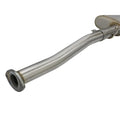 aFe cat-back exhaust detail