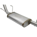 aFe cat-back exhaust installed view