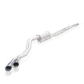 Stainless Works cat-back exhaust installed view