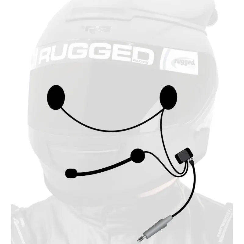 Rugged Radios red auto part
