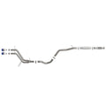 aFe cat-back exhaust detail