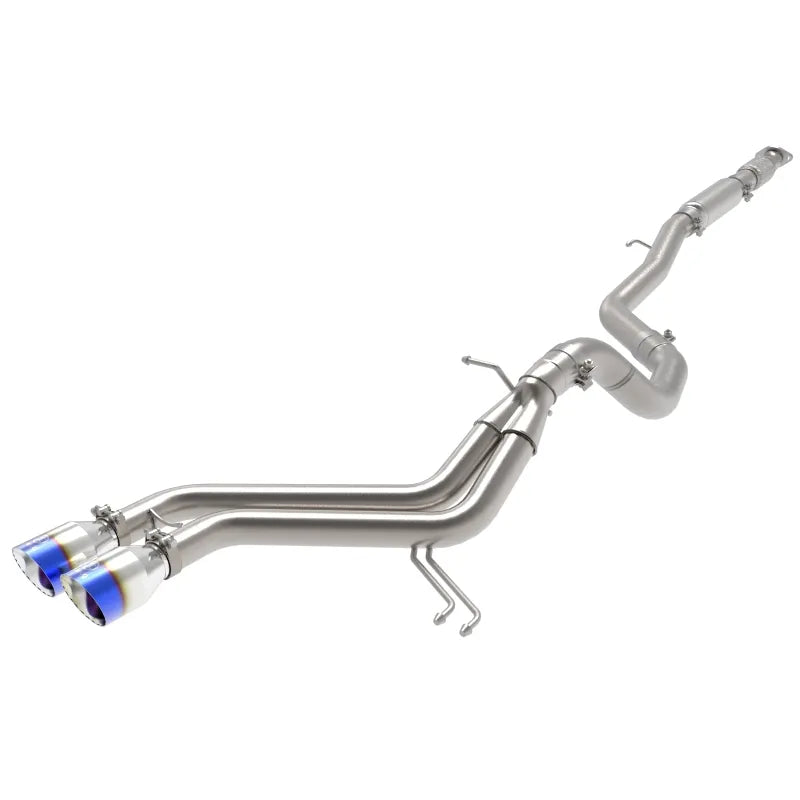 aFe blue cat-back exhaust