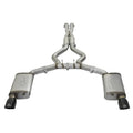aFe cat-back exhaust installed view