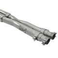 aFe cat-back exhaust close-up