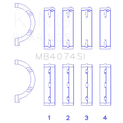 King Engine Bearings auto part