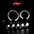 ANZO headlights close-up