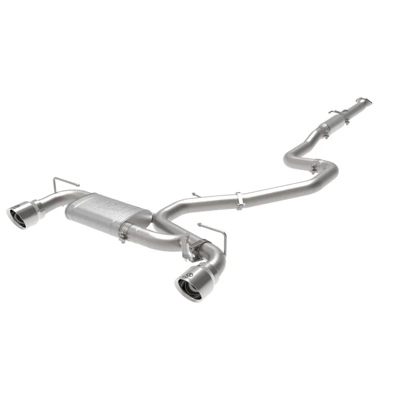 aFe polished cat-back exhaust