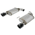 aFe axle-back exhaust installed view