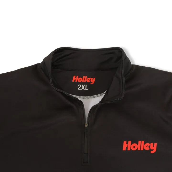 LTS HOLLEY SUBLIMATED 1/4 ZIP - BLACK