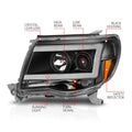 ANZO headlights detail