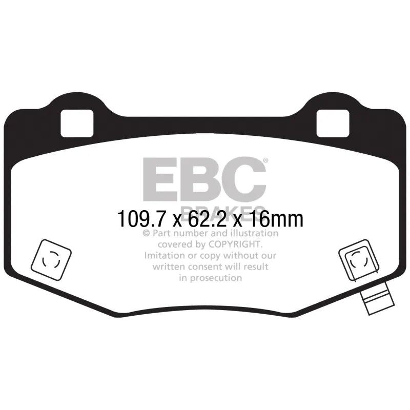 EBC red auto part