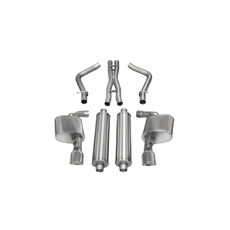 CORSA Performance polished cat-back exhaust