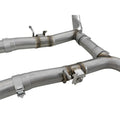 aFe cat-back exhaust detail