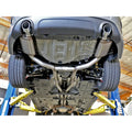 aFe cat-back exhaust installed view